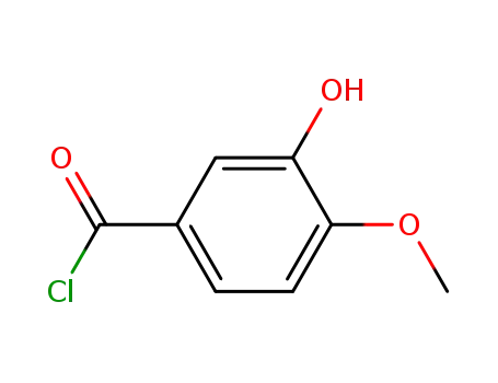 벤조일 클로라이드, 3-하이드록시-4-메톡시-(9CI)