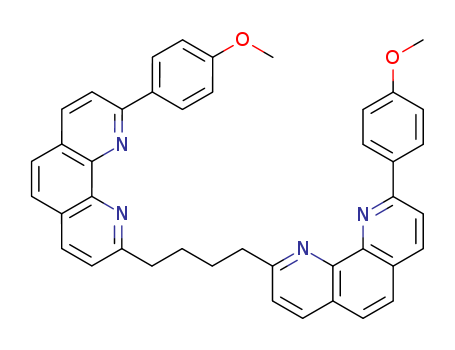 1,10-Phenanthroline, 2,2'-(1,4-butanediyl)bis[9-(4-methoxyphenyl)-