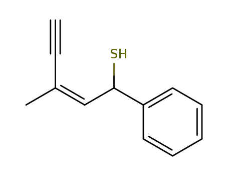 (Z)-3-methyl-1-phenylpent-2-en-4-yne-1-thiol