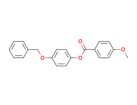Molecular Structure of 50649-79-1 (4-(benzyloxy)phenyl 4-methoxybenzoate)