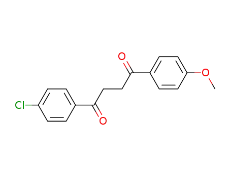 Molecular Structure of 67756-16-5 (1-(4'-chlorophenyl)-4-(4''-methoxyphenyl)-butane-1,4-dione)