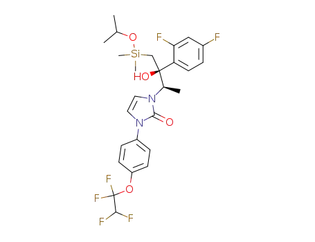 1-[(1R,2S)-2-(2,4-difluorophenyl)-2-hydroxy-3-(isopropoxydimethylsilyl)-1-methylpropyl]-3-[4-(1,1,2,2-tetrafluoroethoxy)phenyl]-2(1H,3H)-imidazolone