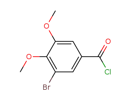 3-bromo-4,5-dimethoxybenzoyl chloride