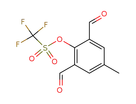 Methanesulfonic acid, trifluoro-, 2,6-diformyl-4-methylphenyl ester