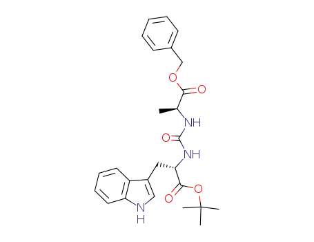 Molecular Structure of 286939-23-9 (N-[[(1S)-1-[(benzyloxy)carbonyl]ethyl]carbamoyl]-L-tryptophan tert-butylester)