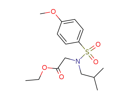 ethyl 2-[[4-methoxybenzenesulfonyl](isobutyl)-amino]acetate