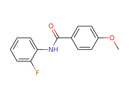 Molecular Structure of 143925-52-4 (N-(2-FLUOROPHENYL)-4-METHOXYBENZAMIDE)