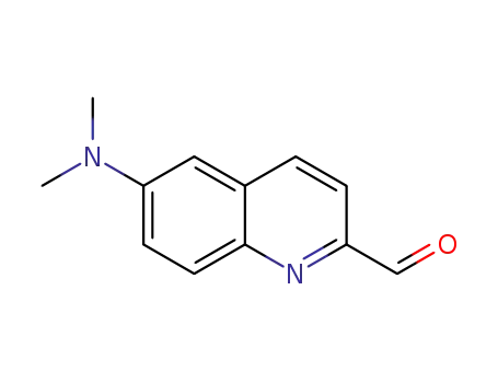 Molecular Structure of 1267631-83-3 (6-(dimethylamino)quinoline-2-carboxaldehyde)
