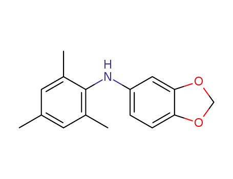 Molecular Structure of 137445-01-3 (N-mesityl-3,4-dimethylenedioxyaniline)