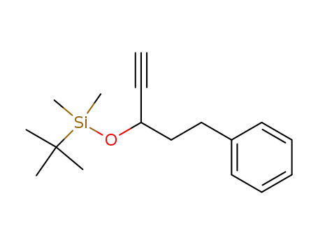 Silane, (1,1-dimethylethyl)dimethyl[[1-(2-phenylethyl)-2-propynyl]oxy]-