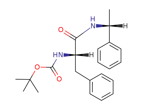 Carbamic acid,
[(1S)-2-oxo-2-[[(1R)-1-phenylethyl]amino]-1-(phenylmethyl)ethyl]-,
1,1-dimethylethyl ester