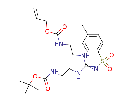 N<sup>1</sup>-[1-[2'-(allyloxycarbonyl)ethylamino]-1-[2''-(tert-butyloxycarbonyl)ethylamino]methylidene]-4-methyl-1-benzenesulfonamide