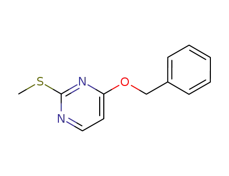 Pyrimidine, 2-(methylthio)-4-(phenylmethoxy)-