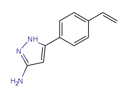 3-amino-5-(p-vinylphenyl)pyrazole