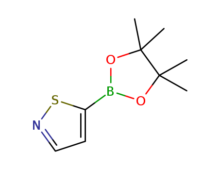 5-(4,4,5, 5-tetramethyl-1,3, 2-dioxy-boropentyclo-2-yl) isothiazole