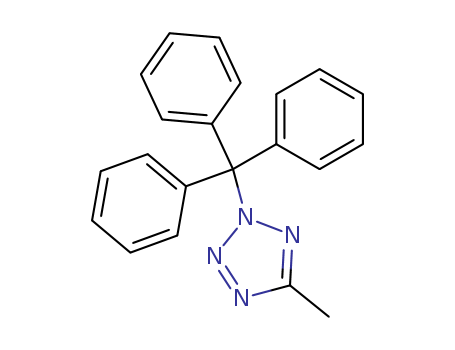 Molecular Structure of 178323-88-1 (2H-Tetrazole, 5-methyl-2-(triphenylmethyl)-)