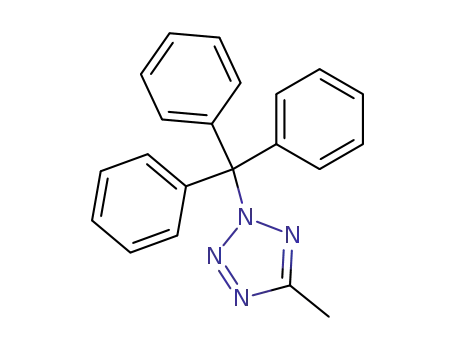 Molecular Structure of 178323-88-1 (2H-Tetrazole, 5-methyl-2-(triphenylmethyl)-)