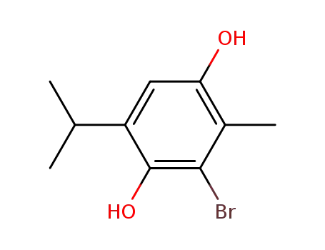 1,4-Benzenediol, 3-bromo-2-methyl-5-(1-methylethyl)-