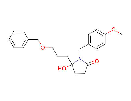 5-(3-benzyloxy-propyl)-5-hydroxy-1-(4-methoxy-benzyl)-pyrrolidin-2-one