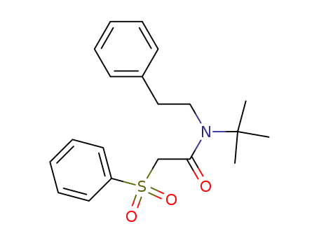 2-benzenesulfonyl-<i>N</i>-<i>tert</i>-butyl-<i>N</i>-phenethyl-acetamide