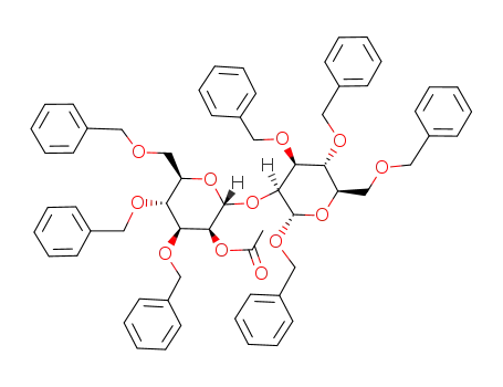 benzyl 2-O-(2-O-acetyl-3,4,6-tri-O-benzyl-α-D-mannopyranosyl)-3,4,6-tri-O-benzyl-α-D-mannopyranoside