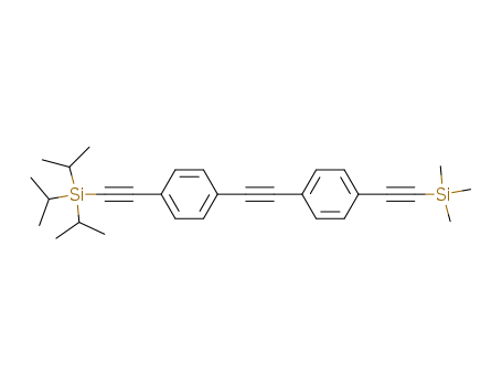 Triisopropyl((4-((4-((trimethylsilyl)ethynyl)phenyl)ethynyl)phenyl)ethynyl)silane