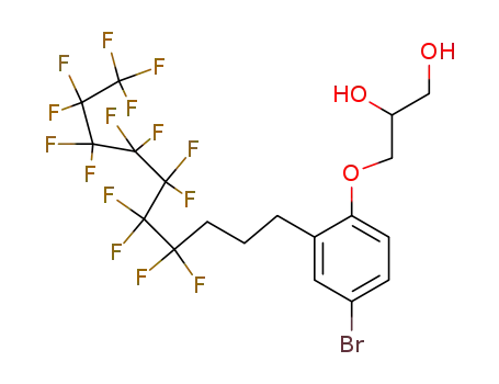3-[4-bromo-2-(1H,1H,2H,2H,3H,3H-perfluorodecyl)phenoxy]propane-1,2-diol