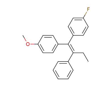 (E)-1-(4-fluorophenyl)-1-(4-methoxyphenyl)-2-phenyl-1-butene