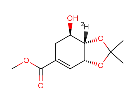 methyl 3,4-[4-2H](O-isopropylidene)shikimate