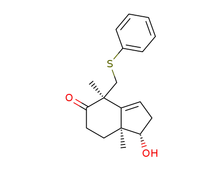 (1S,4S,7aS)-1-Hydroxy-4,7a-dimethyl-4-phenylsulfanylmethyl-1,2,4,6,7,7a-hexahydro-inden-5-one