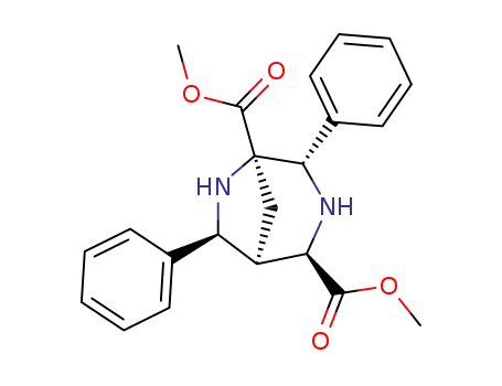 (1RS,3SR,4RS,5RS,7SR)-3,7-diphenyl-2,6-diazabicyclo<3.2.1>octane-1,5-dicarboxylic acid dimethyl ester