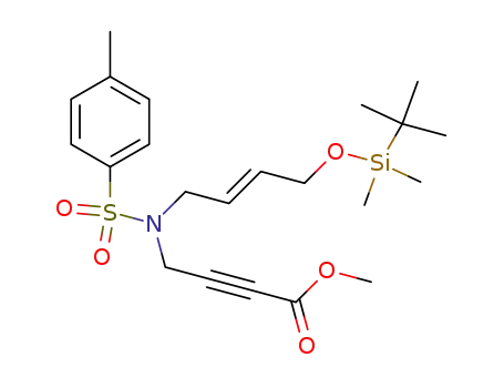 methyl 4-[[(E)-4-(tert-butyldimethylsilyloxy)but-2-enyl]-(4-methylbenzenesulfonyl)amino]but-2-ynoate