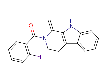 1-methylidene-2-(2'-iodobenzoyl)-1,2,3,4-tetrahydro-β-carboline
