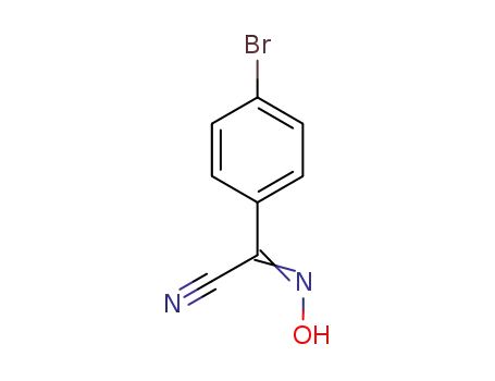 Molecular Structure of 76104-12-6 (Benzeneacetonitrile, 4-bromo-a-(hydroxyimino)-)