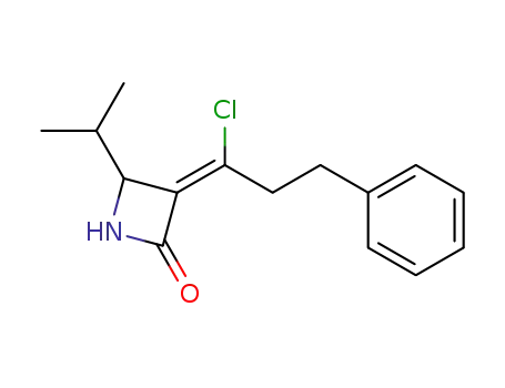 2-Azetidinone, 3-(1-chloro-3-phenylpropylidene)-4-(1-methylethyl)-,
(3E)-