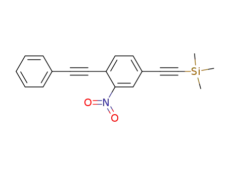 [3-nitro-4-(phenylethynyl)phenylethynyl]trimethylsilane