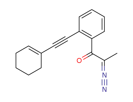 (o-(2-cyclohexenyl-1-ethynyl)benzoyl)diazoethane