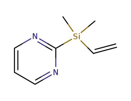 Molecular Structure of 760188-62-3 (Pyrimidine, 2-(ethenyldimethylsilyl)- (9CI))