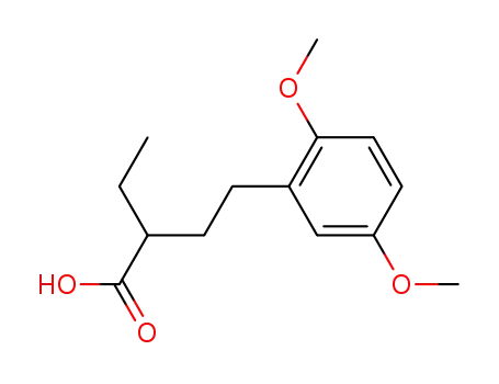 2-ethyl-4-(2'5'-dimethoxyphenyl) butyric acid