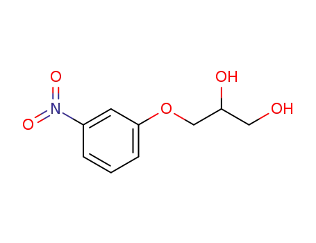 Molecular Structure of 63991-99-1 (3-(m-Nitrophenoxy)-1,2-propanediol)