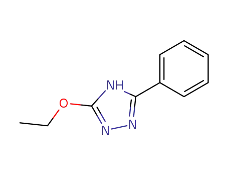 Molecular Structure of 62036-20-8 (1H-1,2,4-Triazole, 3-ethoxy-5-phenyl-)