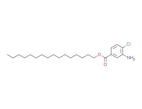 Molecular Structure of 143269-74-3 (3-Amino-4-chlorobenzoic acid hexadecyl ester)