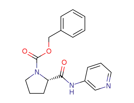 benzyl (S)-2-(pyridin-3-ylcarbamoyl)pyrrolidine-1-carboxylate