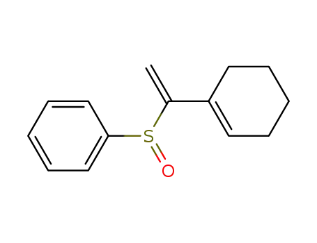 Molecular Structure of 74338-89-9 (Benzene, [[1-(1-cyclohexen-1-yl)ethenyl]sulfinyl]-)