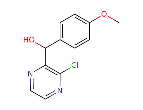 Pyrazinemethanol, 3-chloro-a-(4-methoxyphenyl)-