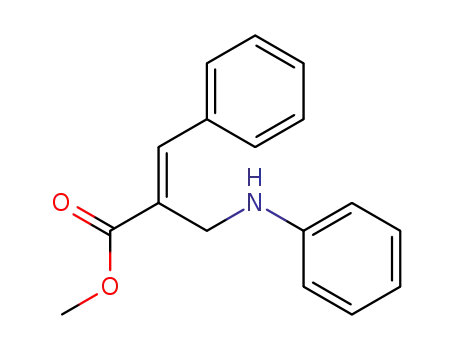 methyl (E)-3-phenyl-2<(phenylamino)methyl>prop-2-enoate
