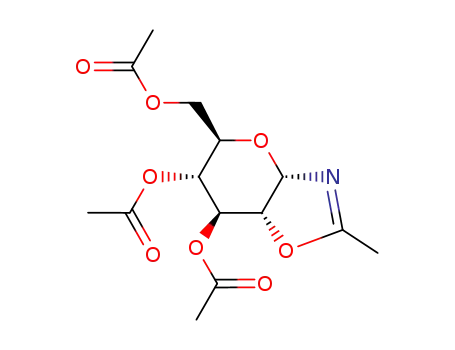 2-methyl-4,5-dihydro-(3,4,6-tri-O-acetyl-1,2-dideoxy-α-D-glucopyrano)[2,1-d]-2-oxazoline