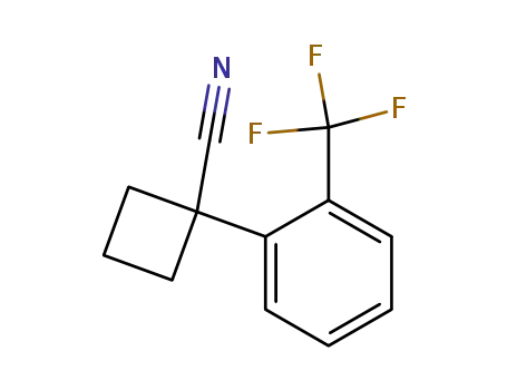 1-(2-(trifluoromethyl)phenyl)cyclobutane-1-carbonitrile
