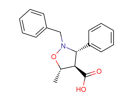 (3S,4R,5S)-2-Benzyl-5-methyl-3-phenyl-isoxazolidine-4-carboxylic acid