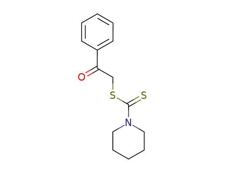 1-Piperidinecarbodithioicacid, 2-oxo-2-phenylethyl ester cas  24372-60-9